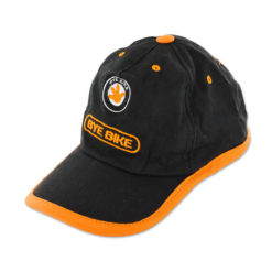 Cap BYE BIKE schwarz/orange All Sizes