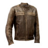 Jacke Motorrad ARCHIVE CLASSIC Büffel-Leder, Herren XXL