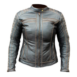 Jacke Motorrad ARCHIVE CLASSIC Büffel-Leder, Damen XL