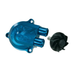 Wasserpumpe SSP Minarelli blau eloxiert