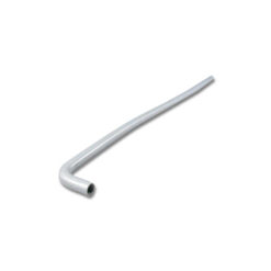 Kühlwasserschlauch Ø 20x26mm, 1x45/1x90°, 1m silber