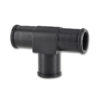 T- Stück zu Kühlwasserschlauch 3x Ø18mm Alu