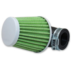 Luftfilter 90 Grad grün/weiss 28/35 mm