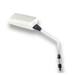 Rückspiegel Retro GP 1 weiss rechts M8