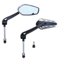 Rückspiegel X-Run chrom/schwarz CE (Paar)