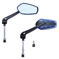 Rückspiegel X-Run blau/schwarz CE (Paar)