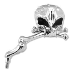 Rückspiegel Totenkopf chrom universal links
