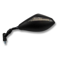 Rückspiegel-Set LED-Blinker Lenkermontage schwarz CE