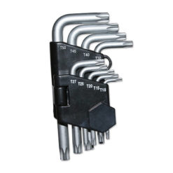 Torx-Schlüsselsatz T10-T50 9-teilig, spezial (gelocht)