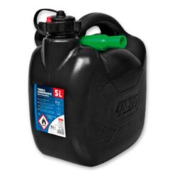 Benzinkanister inkl. flexiblem Auslaufrohr (5 Liter) schwarz