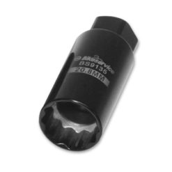 Kerzenschlüssel Stecknuss BIKESERVICE 21mm extradünn Ø26.6mm 3/8 Zoll SW21mm