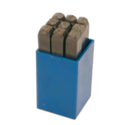 Einschlagzahlen BGS 0 bis 9, SH 6mm