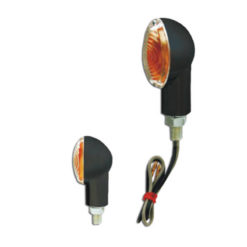 Blinkerset RMS Ovalia kurz schwarz CE 12V 21W