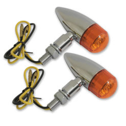 Blinker Custom hyper mini mit Super-Halogen chrom CE