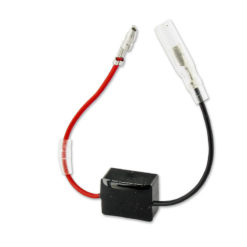 Blinkerrelais 12V / 0.1-90W mit 2 Anschlüssen DIGITAL (22x17x12mm) Moto