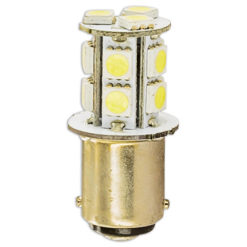 Glühlampe BA15d 6V LED (13 LEDs) weiss