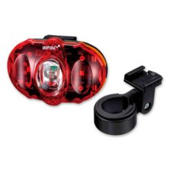 Rücklicht LED INFINI mit 3 LEDs, 2 Modi, inklusive Batterien (2 Stk AAA)