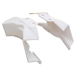 Lufteinlässe oberhalb Schutzblech vorne universalweissNETTOPREIS