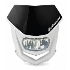 Frontlampe HALO LED Polisport weiss-schwarz CE
