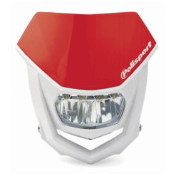 Frontlampe HALO LED Polisport weiss-rot-Honda CE