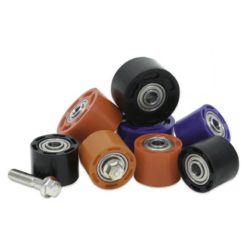 Kettenführungsrolle 36mm mit Lager blau