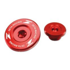 Motorendeckel-Schraube ZETA Alu Honda M30x1.5 rot