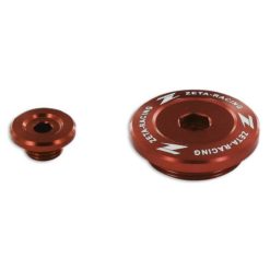 Motorendeckel-Schraube ZETA Alu Yamaha M36x1.5 rot