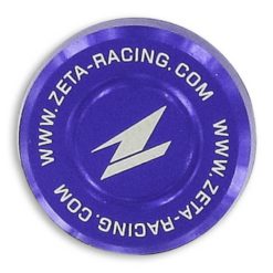 Abschlussdeckel zu Lenkkopfmutter ZETA Alu blau