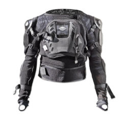 Brust-/Rückenprotektornetz light schwarz L/XL CE