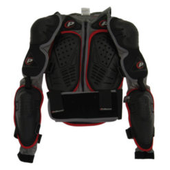 Brustpanzer Polisport Body Armor schwarz/rot Grösse L