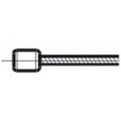 Gaskabel Piaggio Vespa 1.2x2000mm Nippel 3 x 4mm (1 Stück)