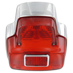 Rücklicht chrom/rot Vespa 125 Super/GT (R.O. 91419)