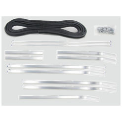 Trittbrettleisten Alu+Gummi Vespa 125 V30-33 1951-1952