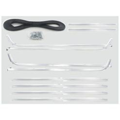 Trittbrettleisten Alu+Gummi Vespa 125 VNA 1/2 1957-1958