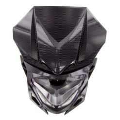 Frontlampe Winterbee halogen/LED carbon