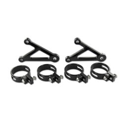 Scheinwerferhalterung 41mm Aluminium schwarz eloxiert