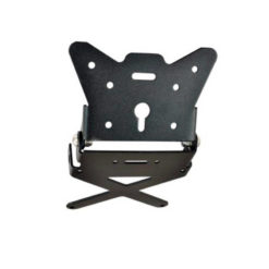 Kennzeichen- und Blinkerhalter Alu schwarz universal