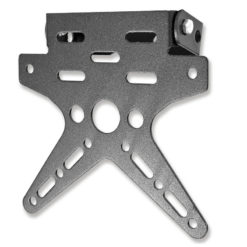 Kennzeichenhalter Alu, verstellbar, schwarz, universal