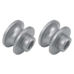 Ständeraufnahme Alu silber M10x1.25mm (Paar)