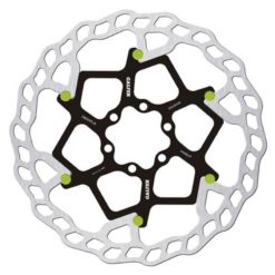 Bremsscheibe Galfer Bike wave, schwimmend 180mm grüne Pins