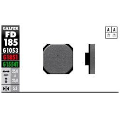 Bremsbeläge Galfer Bike Semi-Metal