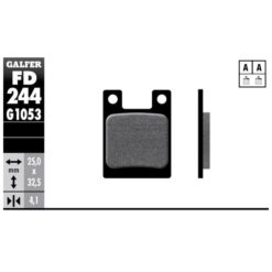 Bremsbeläge Galfer Bike Performance (HOPE)