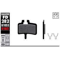 Bremsbeläge Galfer Bike Performancel (HAYES, PROMAX)
