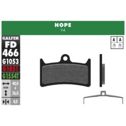 Bremsbeläge Galfer Bike Performance (HOPE, TRICKSTUFF)