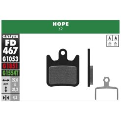Bremsbeläge Galfer Bike Advanced (HOPE)
