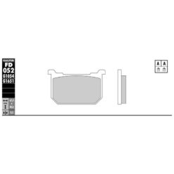 Bremsbelag Galfer Semi-Metal (Paar)