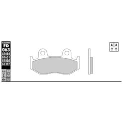 Bremsbelag Galfer Sinter-ATV (Paar)