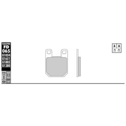 Bremsbeläge Galfer Semi-Metal (Paar)