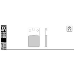 Bremsbelag Galfer Semi-Metal (Paar)