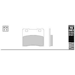 Bremsbelag Galfer Semi-Metal (Paar)